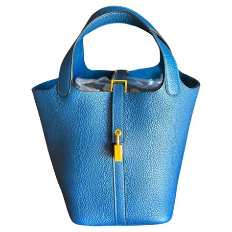 hermes picotin 18 gold|hermes picotin 18 deep blue.